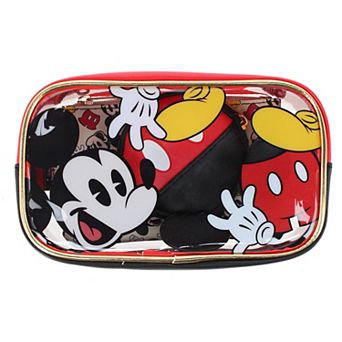 CTM Disney's Mickey Mouse 8 inch Accessory Bag Coin Purse & Zipper Pouch