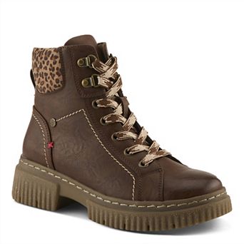Patrizia Bantu Women's Ankle Lace-Up Booties With Block Heel