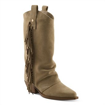 Patrizia Fringegal Women's Mid-Shaft Fringe Boots