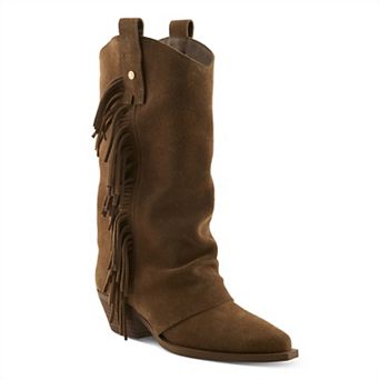 Patrizia Fringegal Women's Mid-Shaft Fringe Boots