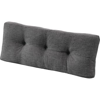Tufted Non Slip Overstuffed Bench Cushion Microfiber Foam Seat Easy Care