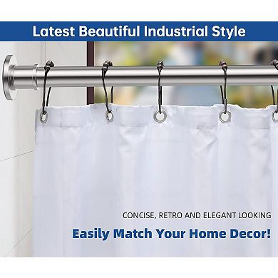 Stainless Steel Tension Rod Rustproof Non Slip Heavy Duty Multi Purpose Easy Install