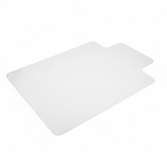 Office Chair Mat Clear Lip Flat-Pile Carpet Protection Smooth Glide