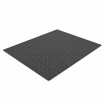 Office Chair Mat Heavy Duty Non Slip Floor Protector Rattan Pattern Waterproof Anti Aging Hardwood