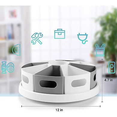 Rotating Storage Organizer Desk Organizers Pen Holder 12 Inch