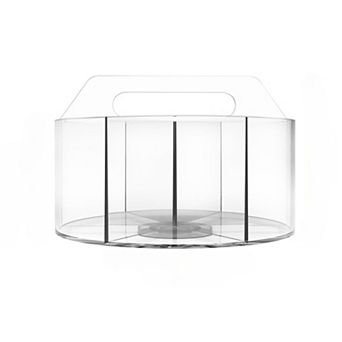 Acrylic Pencil Holder 360 Degree Rotating Marker Organizer