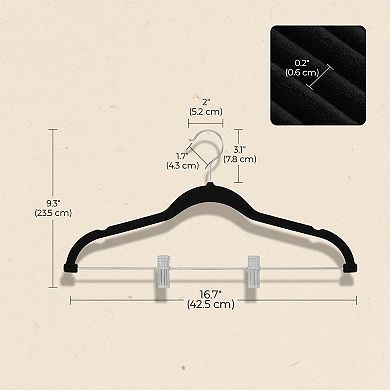 30 Pack Pants Hangers Adjustable Clips Heavy-duty Non-slip Space-saving For Skirts Coats Dresses