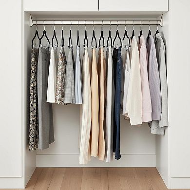 30 Pack Pants Hangers Adjustable Clips Heavy-duty Non-slip Space-saving For Skirts Coats Dresses