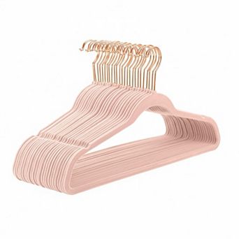 50 Pack Heavy Duty Non Slip Clothes Hangers 360 Swivel Hooks Space Saving Durable