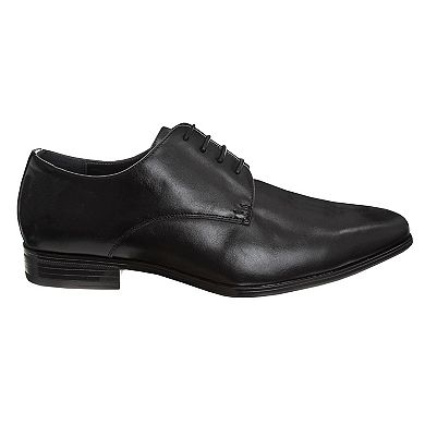 Men's Black Leather Oxford Shoes