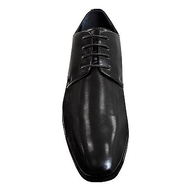 Men's Black Leather Oxford Shoes