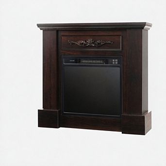 Costway 32" Electric Fireplace Mantel TV Stand Space Heater w/Remote Control 1400W