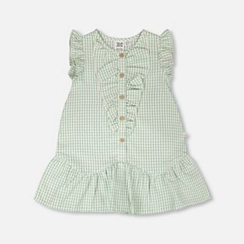 Little Kids Girl Plaid Poplin Dress