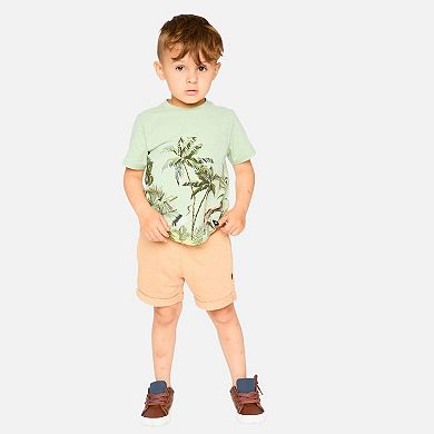 Little Kids Boy French Terry Drawstring Shorts