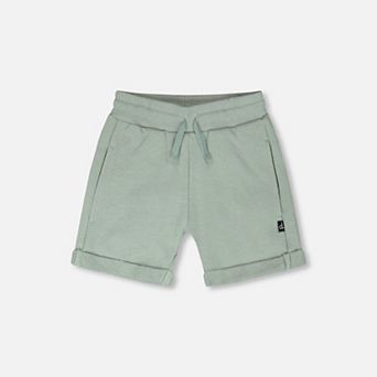 Little Kids Boy French Terry Drawstring Shorts