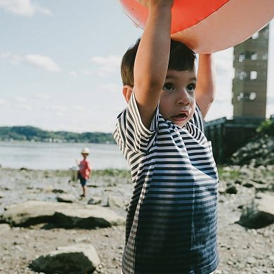 Little Kids Boy Organic Cotton Shorts Gradient Stripes