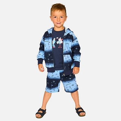 Little Kids Boy French Terry Shorts Gradient