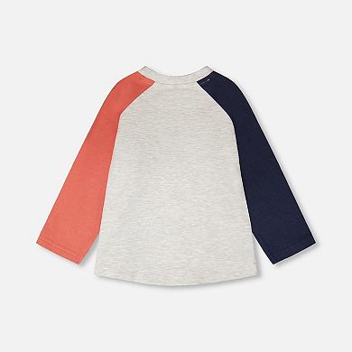 Little Kids Boy Jersey Long Sleeve T-Shirt