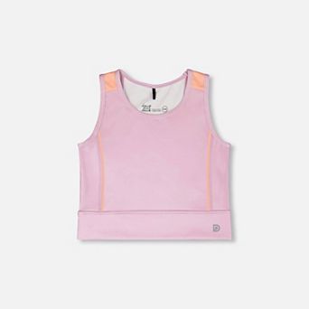 Little Kids Girl Recycled Polyester Athletic Tank Top