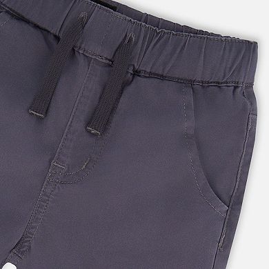 Little Kids Boy Stretch Twill Drawstring Shorts