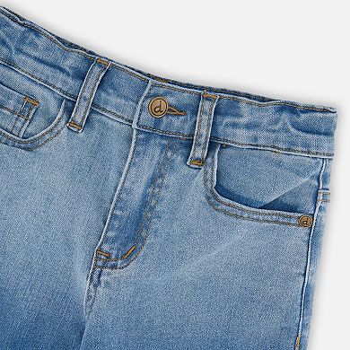 Little Kids Boy Stretch Jean Bermuda To Gradient