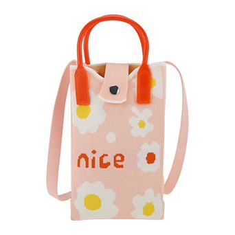 Letter Flower Cell Phone Bag 1 pc