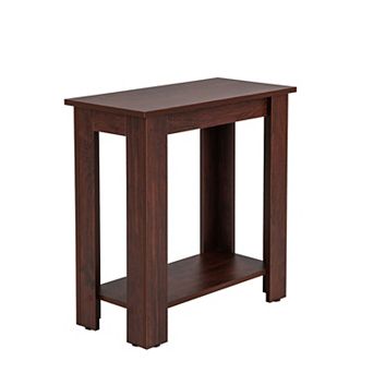 Costway Chair Side Table Coffee Sofa Wooden End Shelf Living Room Furniture