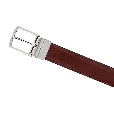 Tallia Boy's 30mm Smooth Leather Reversible Belt