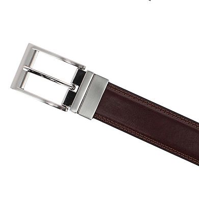 Danbury Men's 35mm Reversible Leather Dress Belt