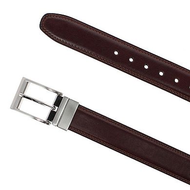 Danbury Men's 35mm Reversible Leather Dress Belt