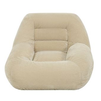 YIORTWO Corduroy Bean Bag Chair Sofa Lounge Couch for Bedroom Dorm Living Room