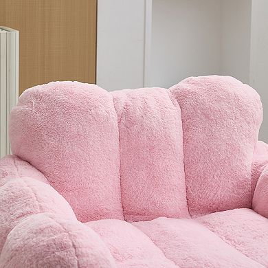 GOODSILO Portable Ergonomic Compression Bean Bag Sofa No Assembly Required for Home Use