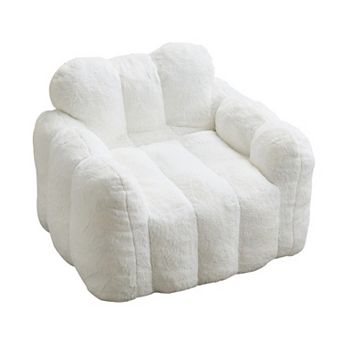 GOODSILO Portable Ergonomic Compression Bean Bag Sofa No Assembly Required for Home Use