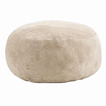 Heybly 5FT Flannel Bean Bag Chair with Memory Foam Filling for Adults or Teens