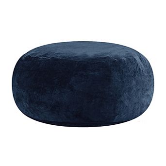 Heybly 5FT Flannel Bean Bag Chair with Memory Foam Filling for Adults or Teens
