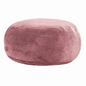 Heybly 5FT Flannel Bean Bag Chair with Memory Foam Filling for Adults or Teens