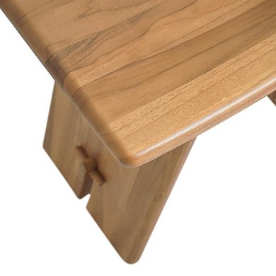 Haven 18" Curved Teak Shower Bench