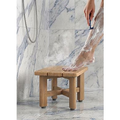 Haven 13" Teak Shaving & Washing Foot Rest