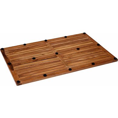 Spa Kitchen Anti-Fatigue Teak Floor Mat