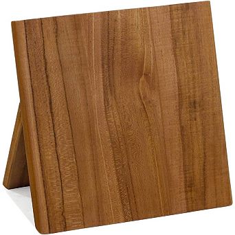Manada Folding Teak Magnetic Knife Storage Block