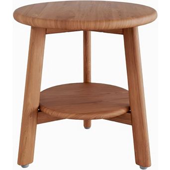 18" Bjon-Dot Solid Top Teak Shower Bench
