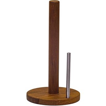 Manada Teak & Stainless Steel Paper Towel Holder