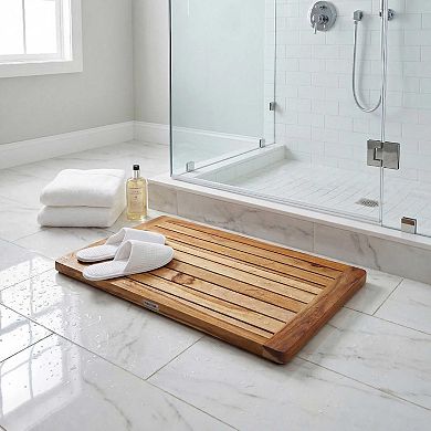 Spa Clear-Shield Teak Bath & Shower Mat