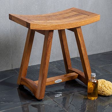Patented 18" Asia Buru Teak Shower Bench