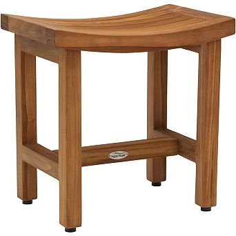 Patented 18" Sumba Lotus Teak Shower Bench