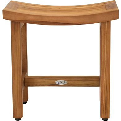 Patented 18" Sumba Lotus Teak Shower Bench