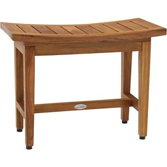 Patented 24" Maluku Lotus Teak Shower Bench