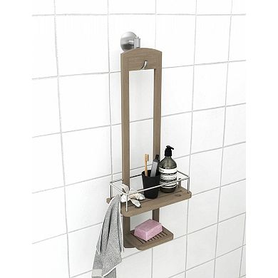 Moa Mist-Shield Teak Shower Caddy