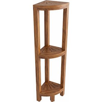 Kai-Petite Corner Teak Bath Stand