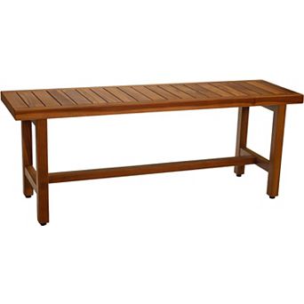 48" Spa Estate Teak Shower Bench